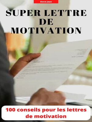 cover image of Super lettre de motivation